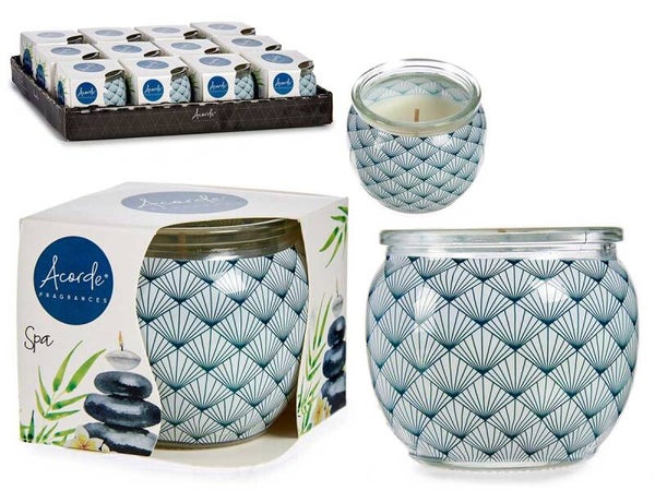 VELA PERFUMADA CRISTAL SPA HOGAR 52008