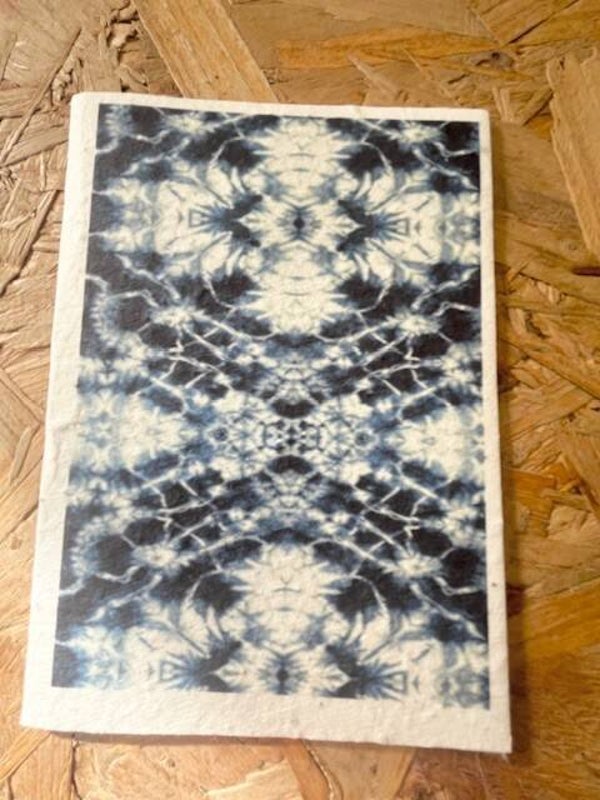 Winter frost wildflower seed card