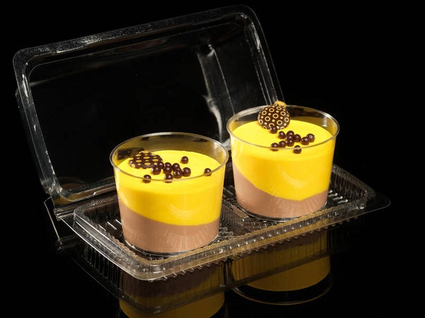 Duo van advocaat en chocolademousse € 5,50 / 2 st