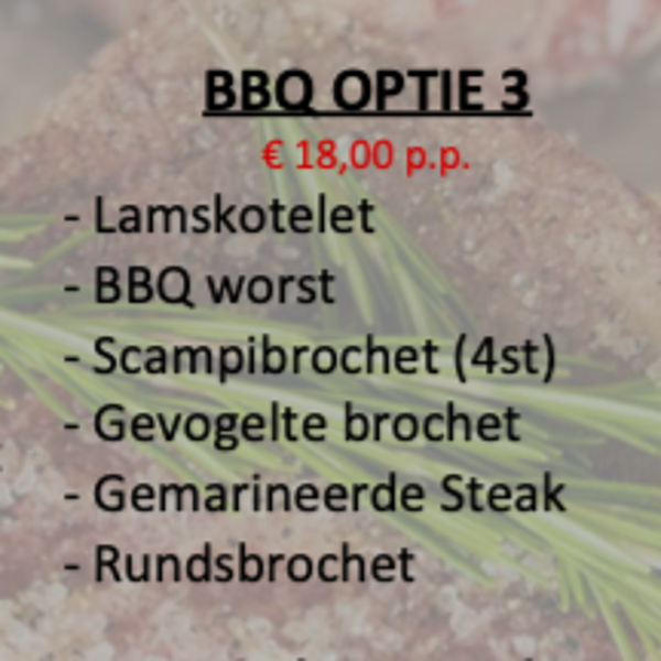 BBQ Optie 3