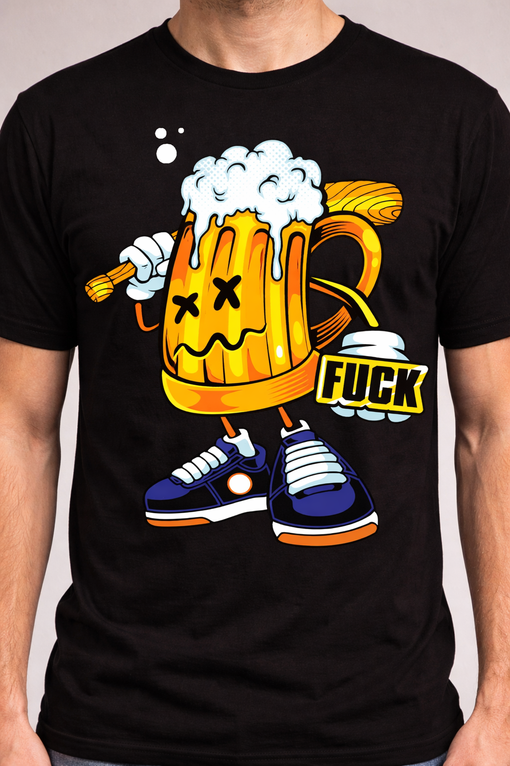 t-shirt bier pull f*uck