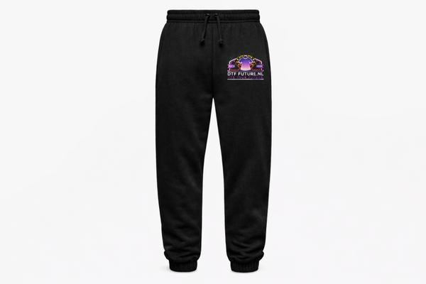 jogging broek bedrukt met eigen logo op voor kant