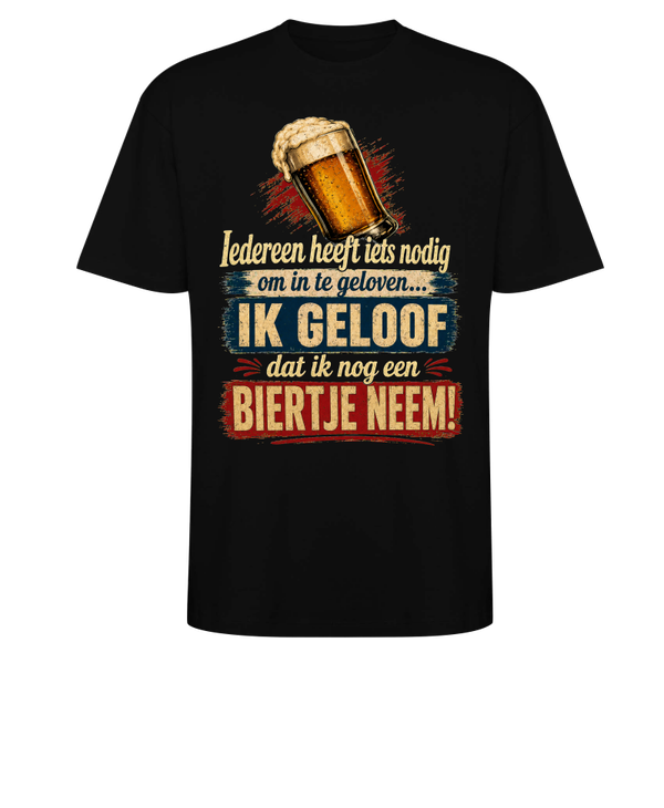 Iedereen heeft iets nodig om in te gelove
