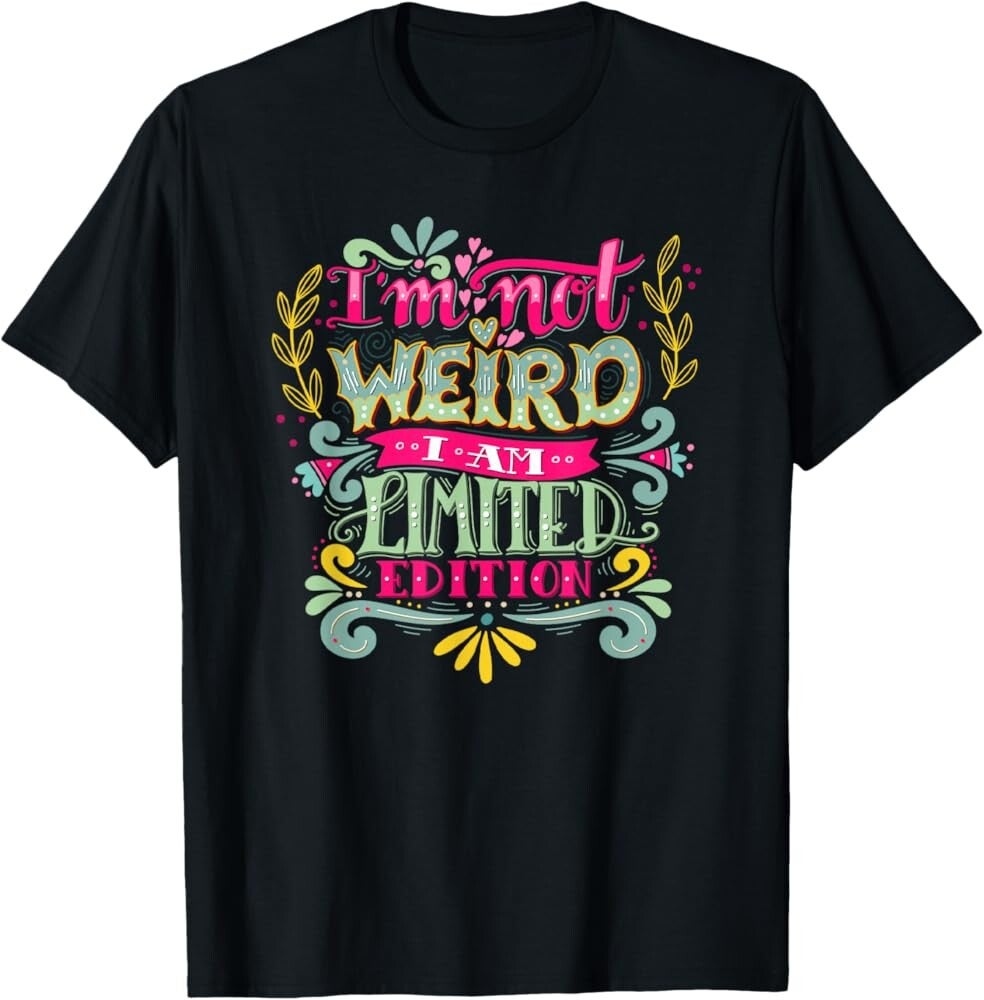 im not weird kleurrijk