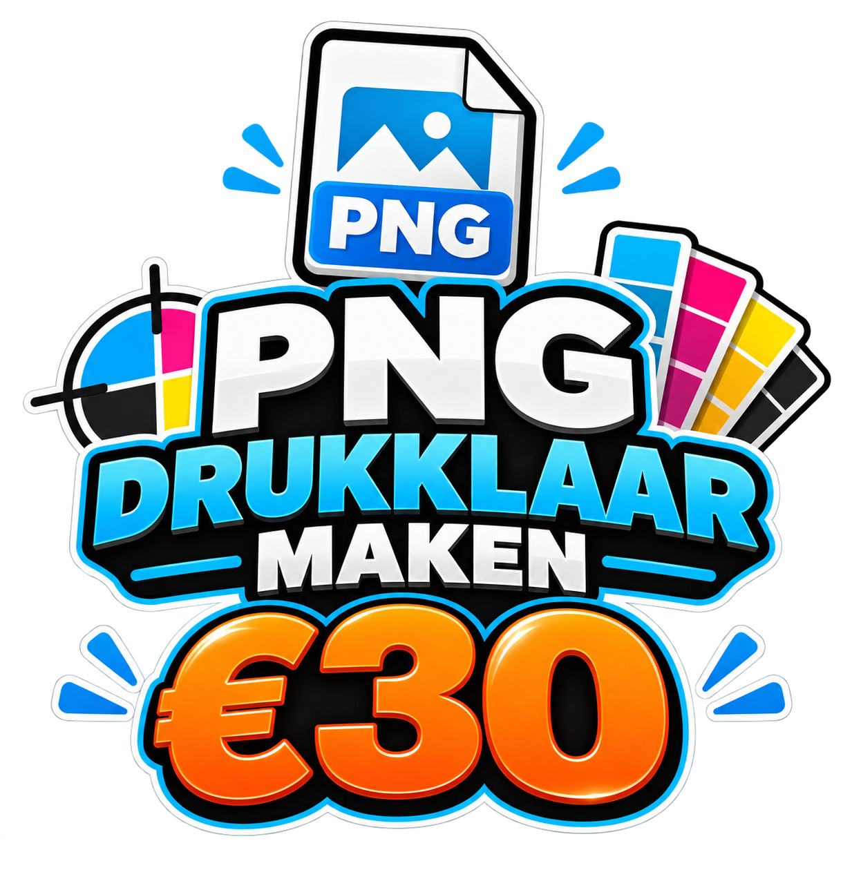 PNG Druk klaar maken € 30