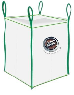 Big Bag wasserdurchlässig, in 90x90x110 cm, Gewebeart unbeschichtet und in 150 mg/m2 und 180 mg/m2 erhältlich