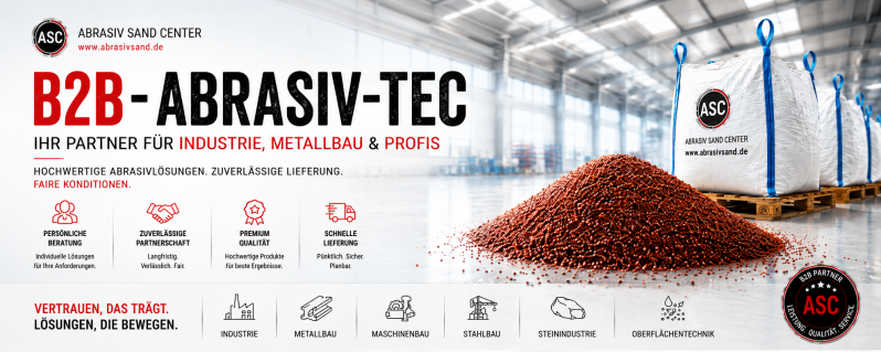 B2B-Abrasiv-Tec ist unser Angebotscenter (Angebotsportal) von Abrasiv Sand Center, bei dem Sie für Sie relevante Produkte ansehen, Anfragen können. Für KMU aus der Metall- Glas- und Steinindustrie geeignet
