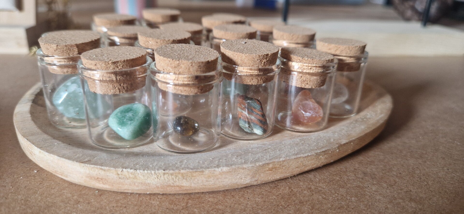 Mini fiole de cristal confetti aléatoire