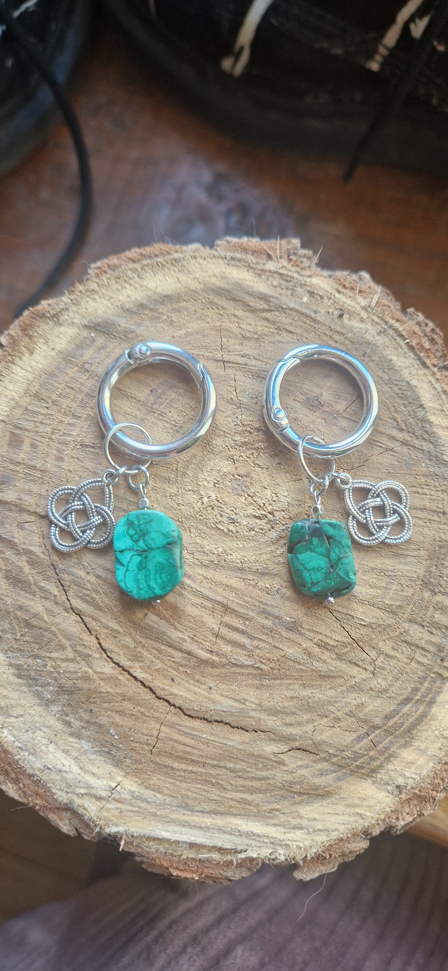 Charm’s bottines 🌿 Malachite et noeud celte