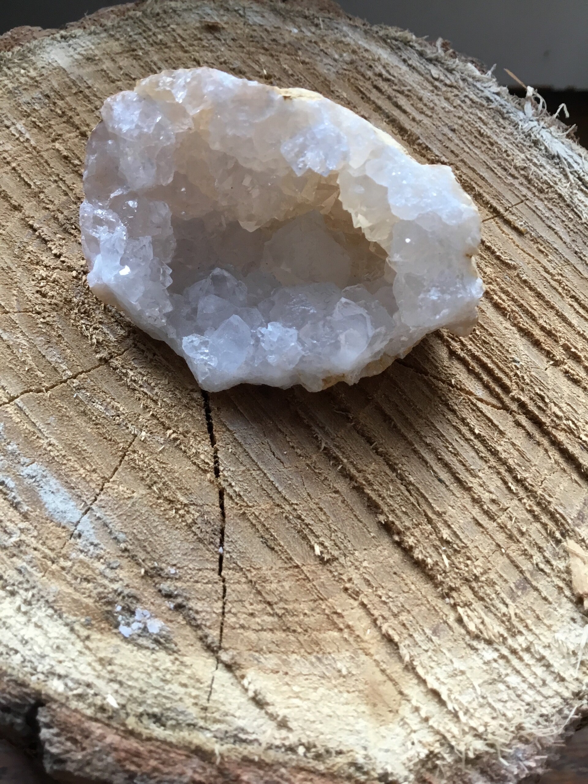 Cristal de roche géode