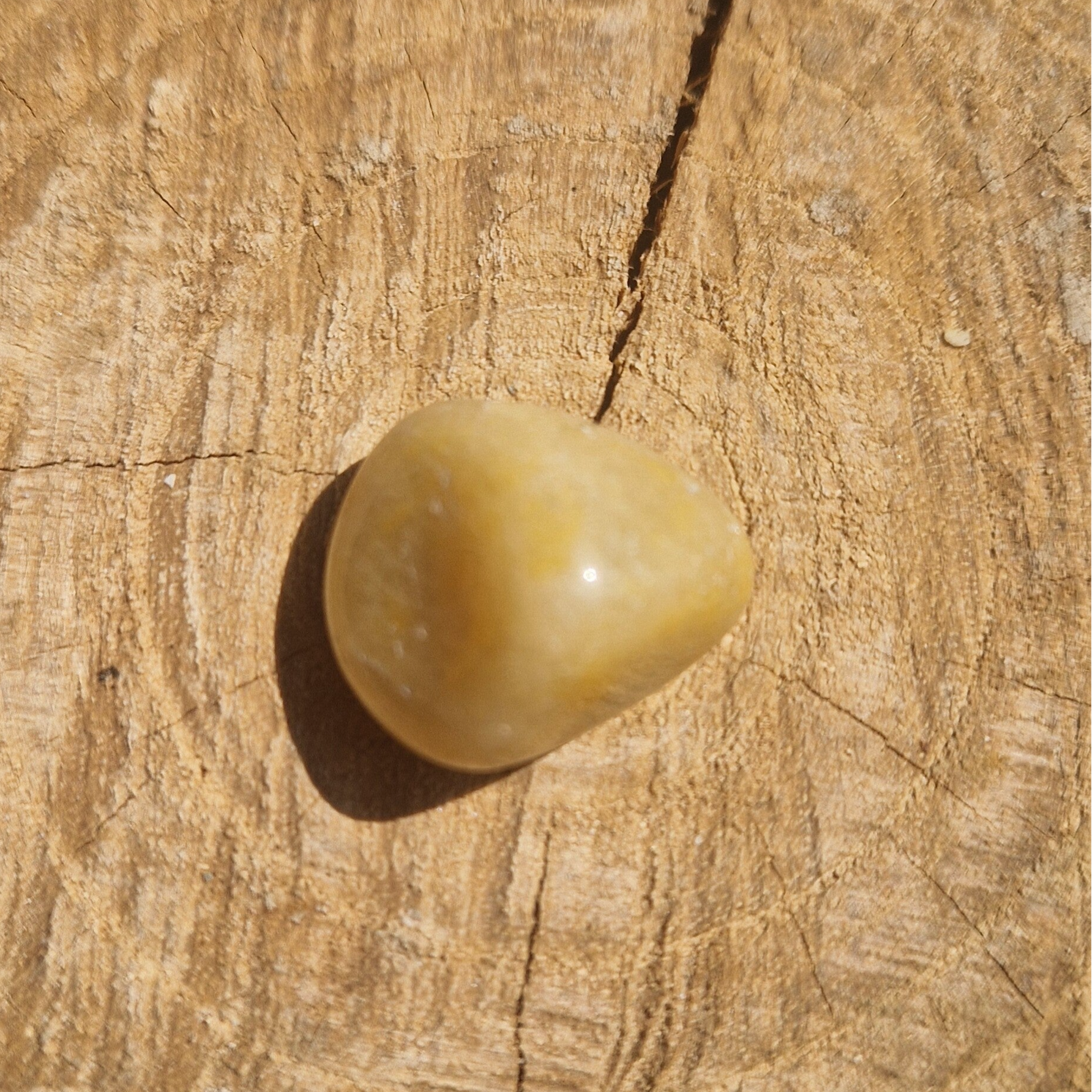 Aventurine jaune roulée