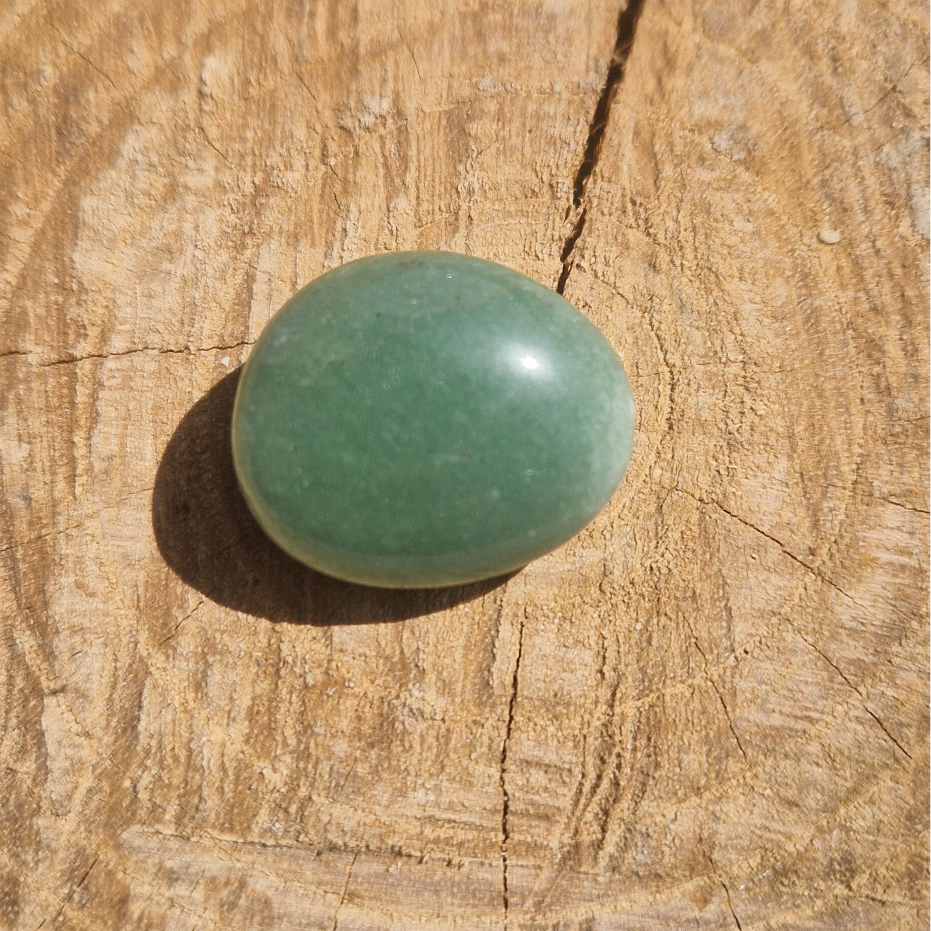 Aventurine verte roulée