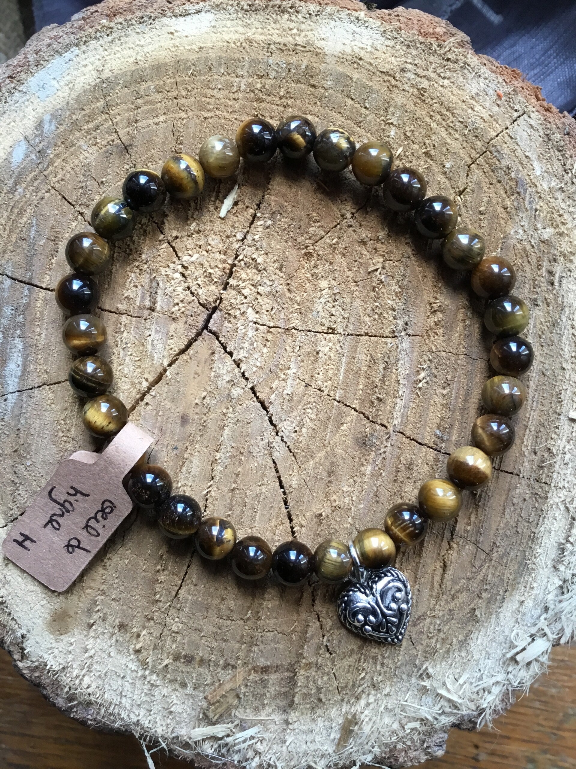 Bracelet boule œil de tigre