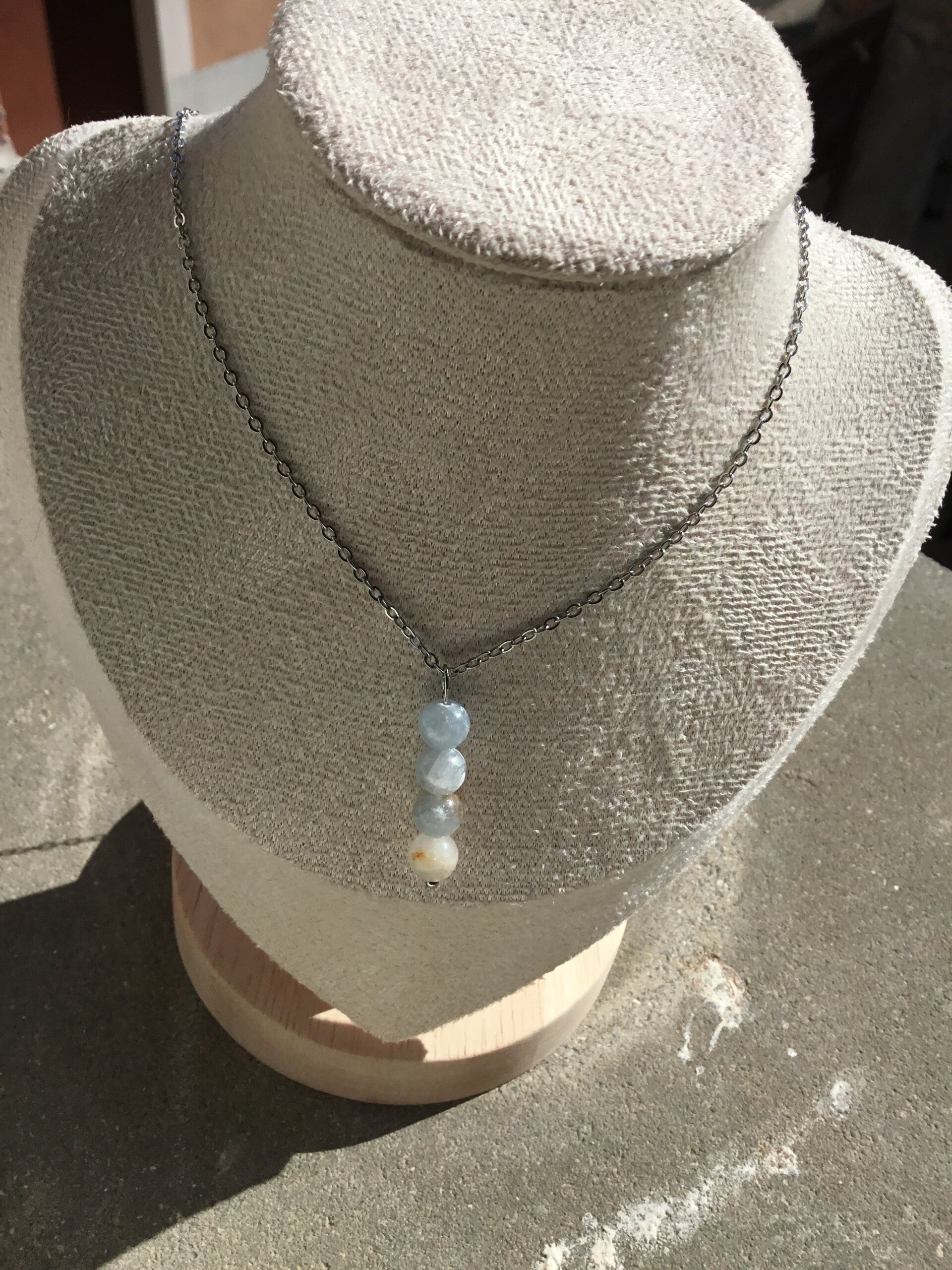 Collier chaîne argenté Célestine