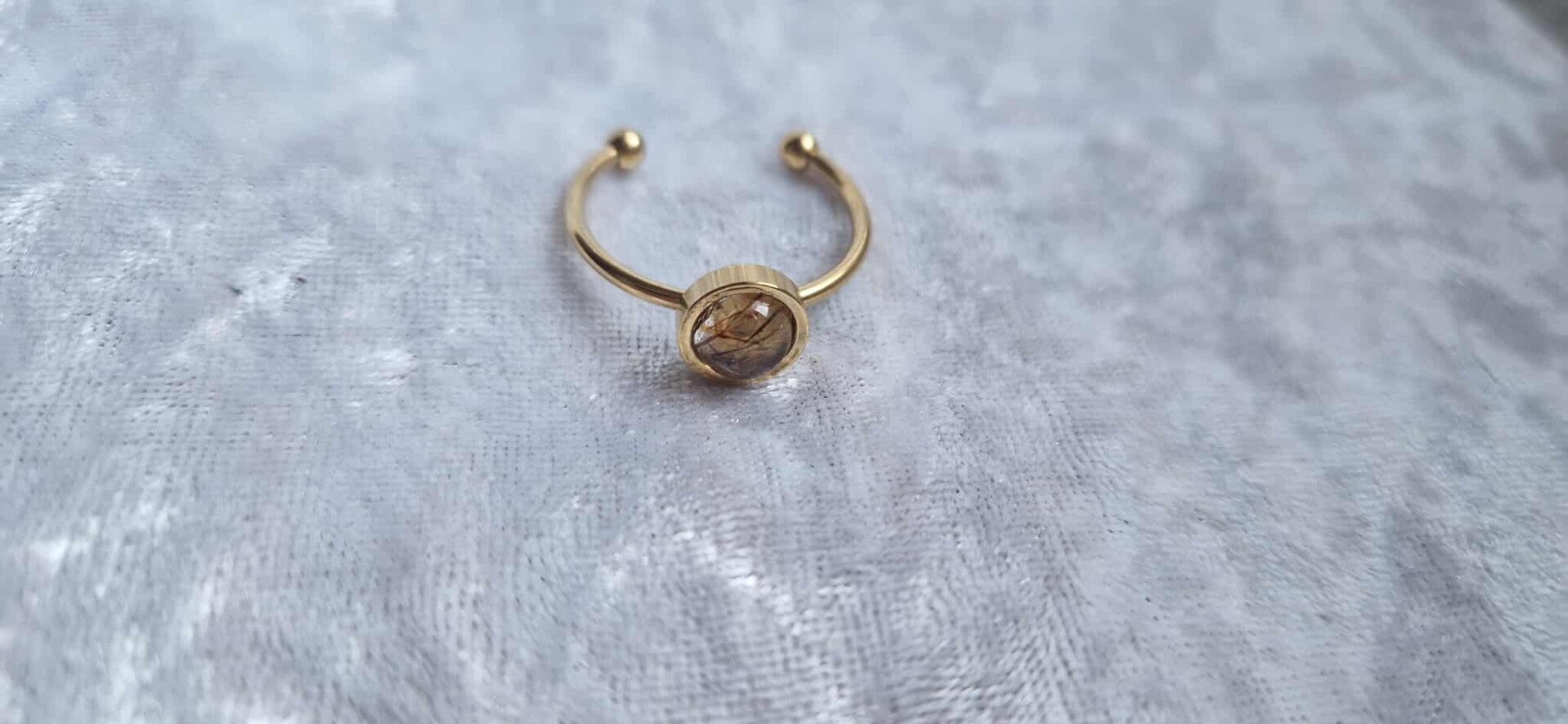 Bague "Céleste"  Super-seven