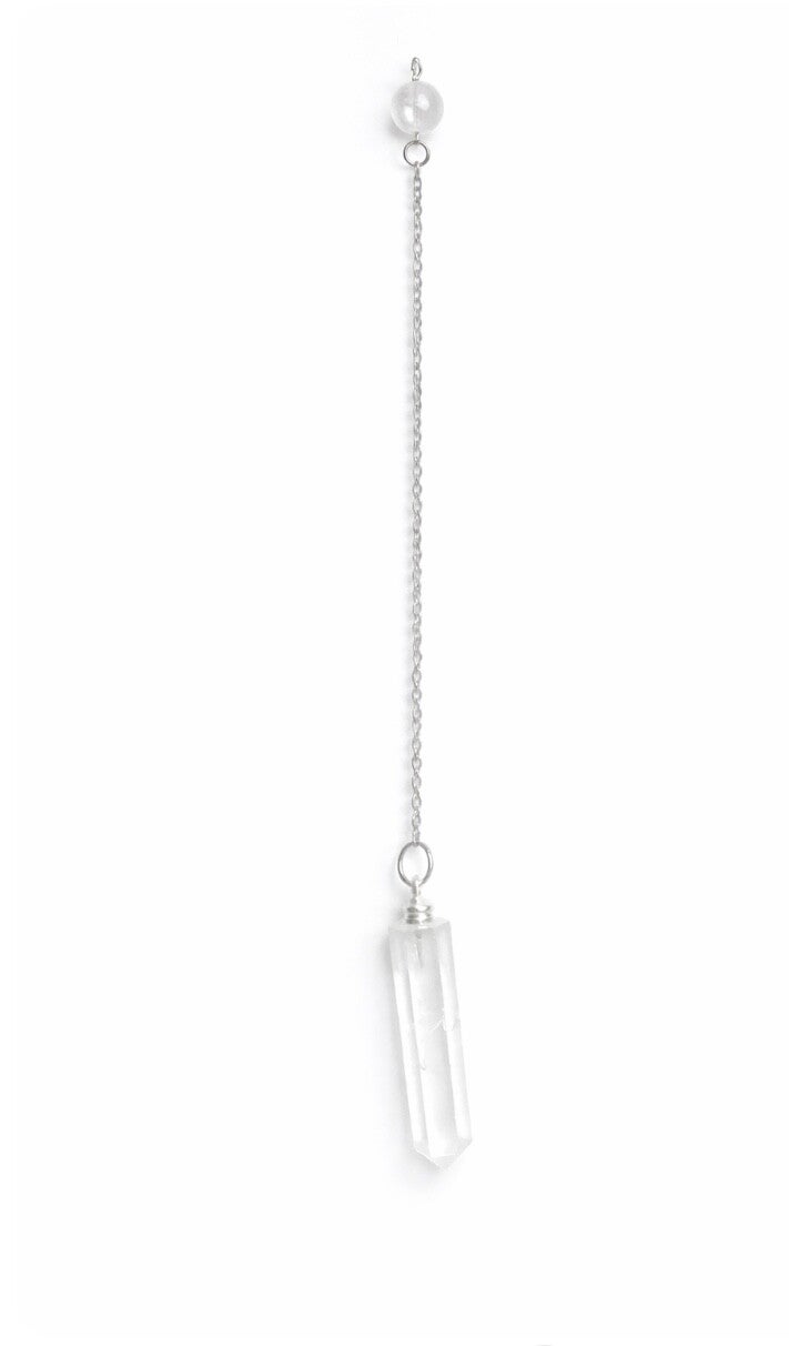 Pendule cristal de roche