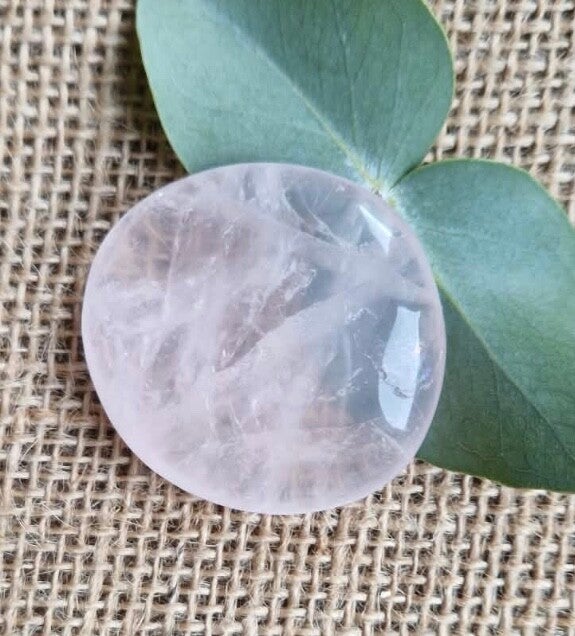 Galet Quartz rose roulée