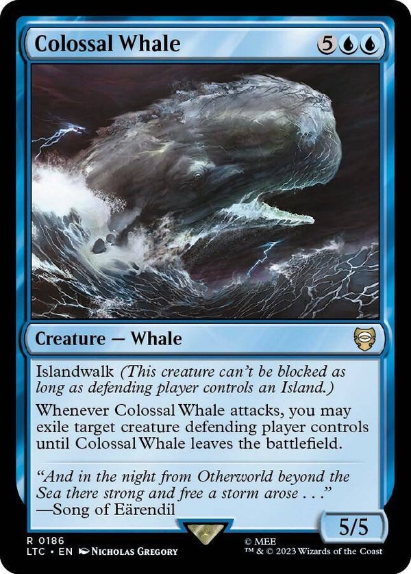 Colossal Whale 0186 MTG