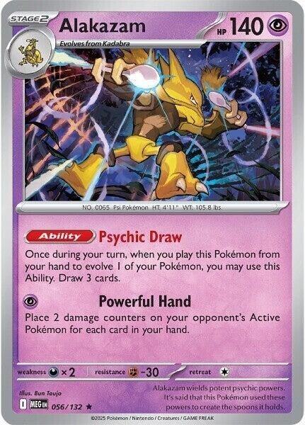 Alakazam 056/132 (Reverse Holo) PKMN