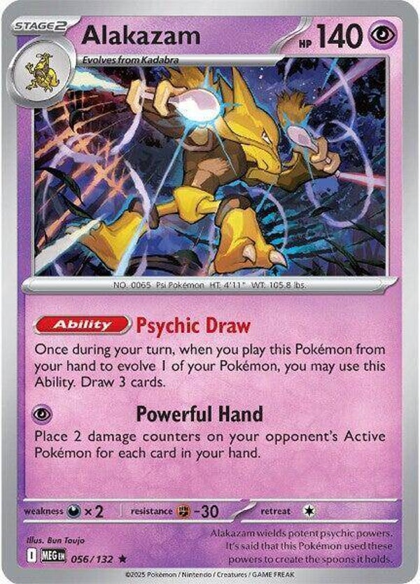Alakazam 056/132 (Reverse Holo) PKMN