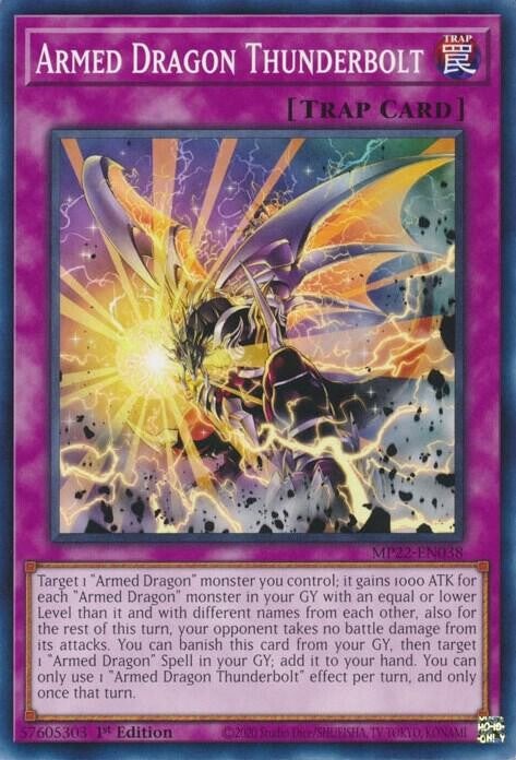 Armed Dragon Thunderbolt MP22-EN038 YGO
