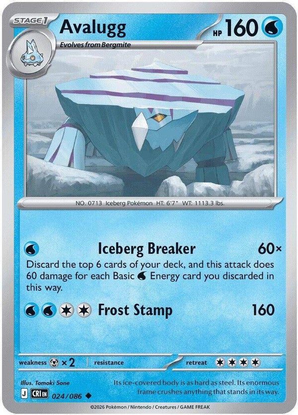 Avalugg 024/086 PKMN