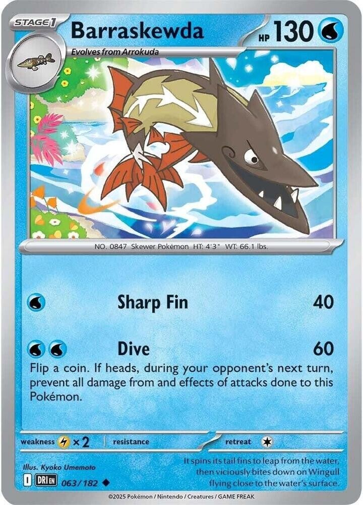 Barraskewda 063/182 PKMN