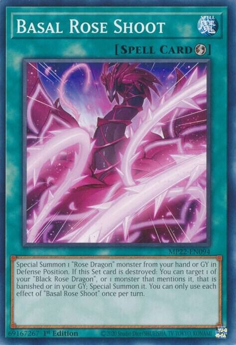 Basal Rose Shoot MP22-EN094 YGO