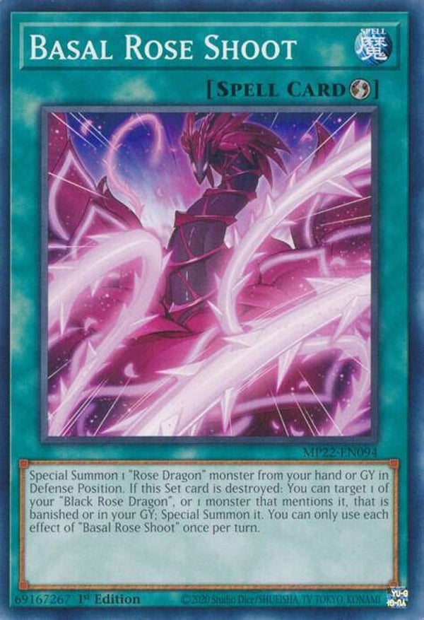 Basal Rose Shoot MP22-EN094 YGO