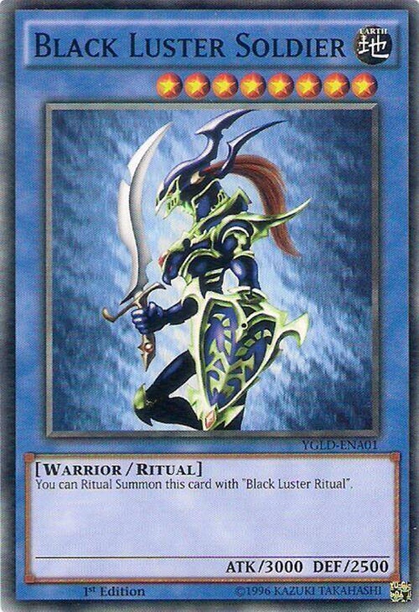 Black Luster Soldier YGLD-ENA01 YGO
