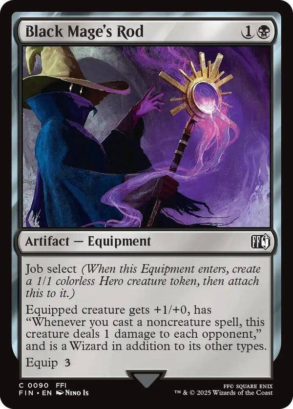 Black Mage's Rod 0090 MTG
