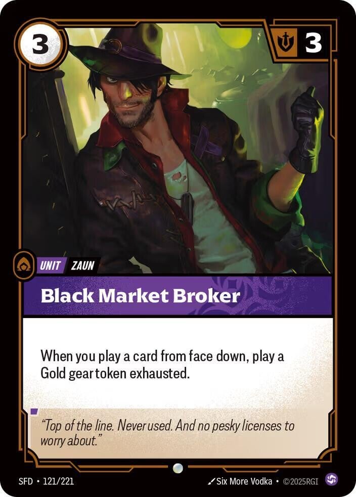 Black Market Broker 121/221 RBC