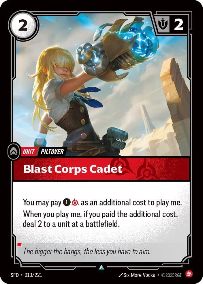 Blast Corps Cadet 013/221 (Foil) RBC