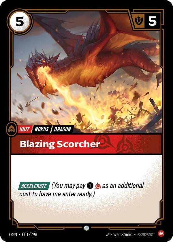 Blazing Scorcher 001/298 RBC