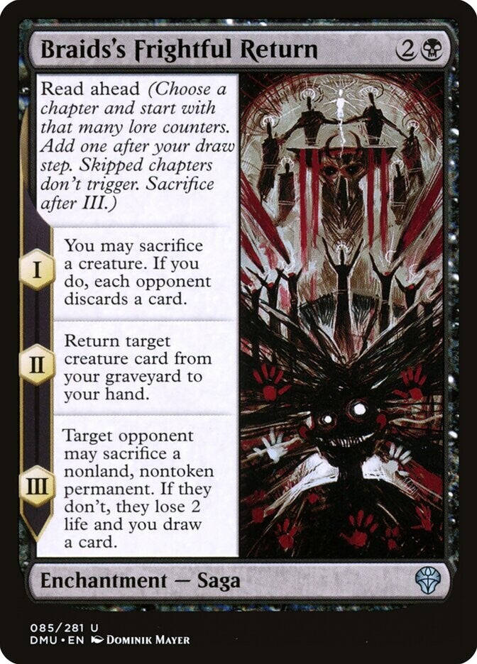 Braids's Frightful Return 085/281 (Foil) MTG