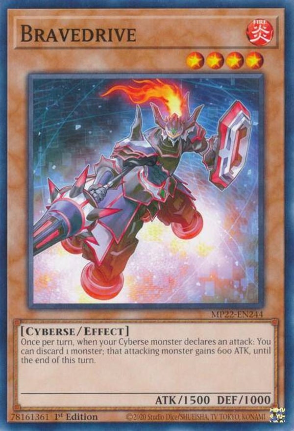 Bravedrive MP22-EN244 YGO