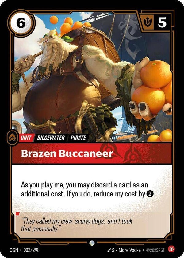 Brazen Buccaneer 002/298 RBC