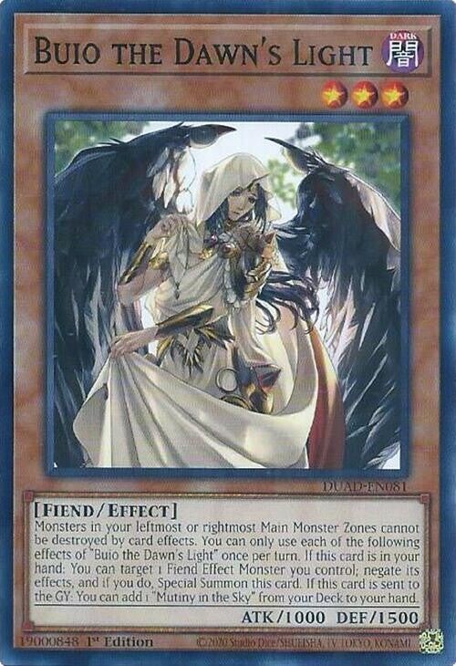 Buio the Dawn's Light DUAD-EN081 YGO