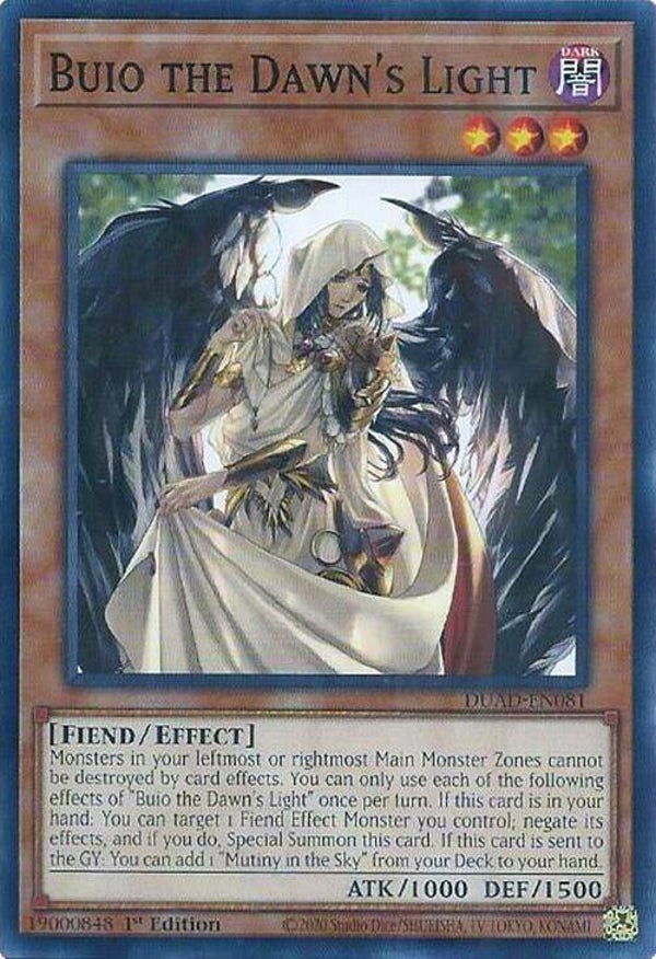 Buio the Dawn's Light DUAD-EN081 YGO