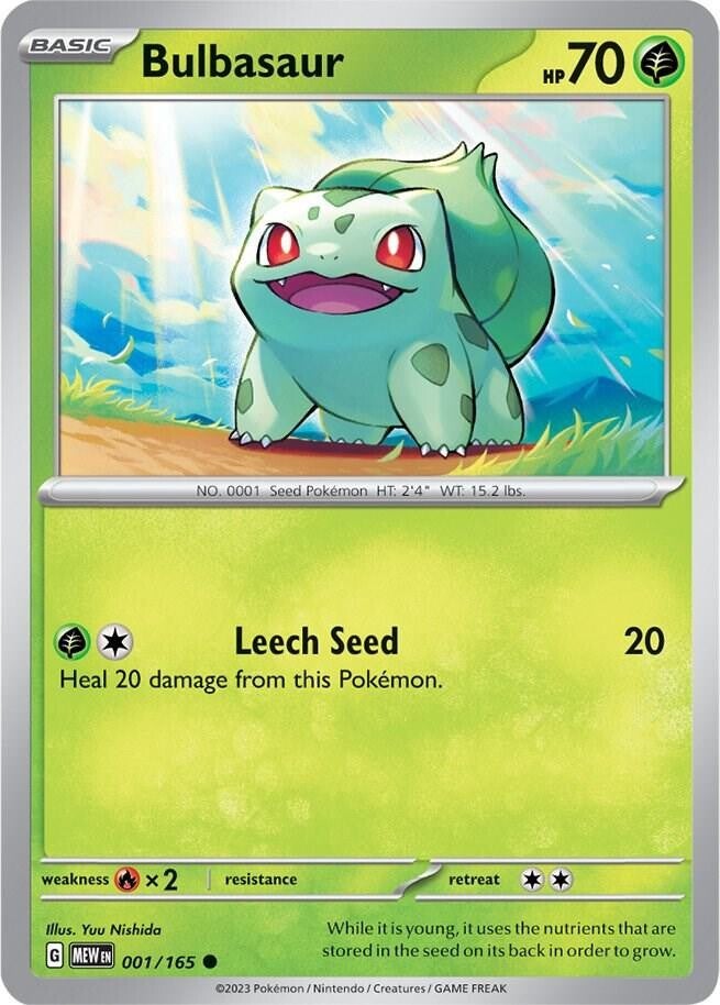 Bulbasaur 001/165 PKMN