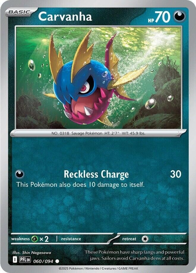 Carvanha 060/094 PKMN