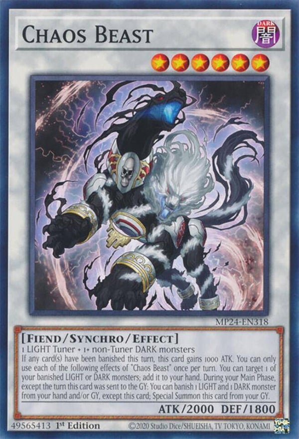 Chaos Beast MP24-EN318 YGO