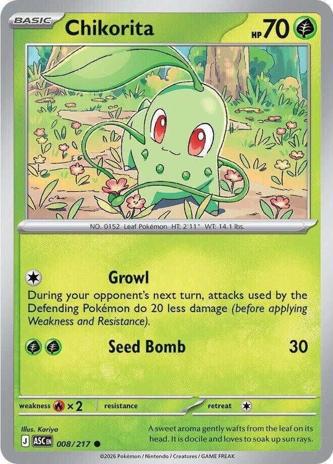 Chikorita 008/217 PKMN