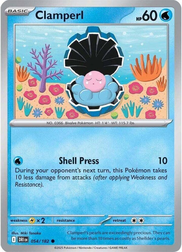 Clamperl 054/182 PKMN