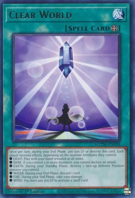 Clear World MZTM-EN098 YGO