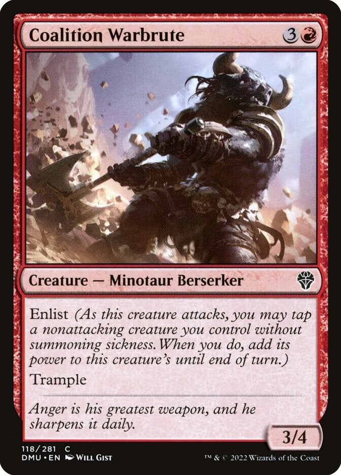 Coalition Warbrute 118/281 MTG
