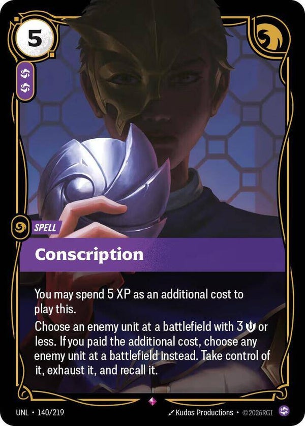 Conscription 140/219 RBC