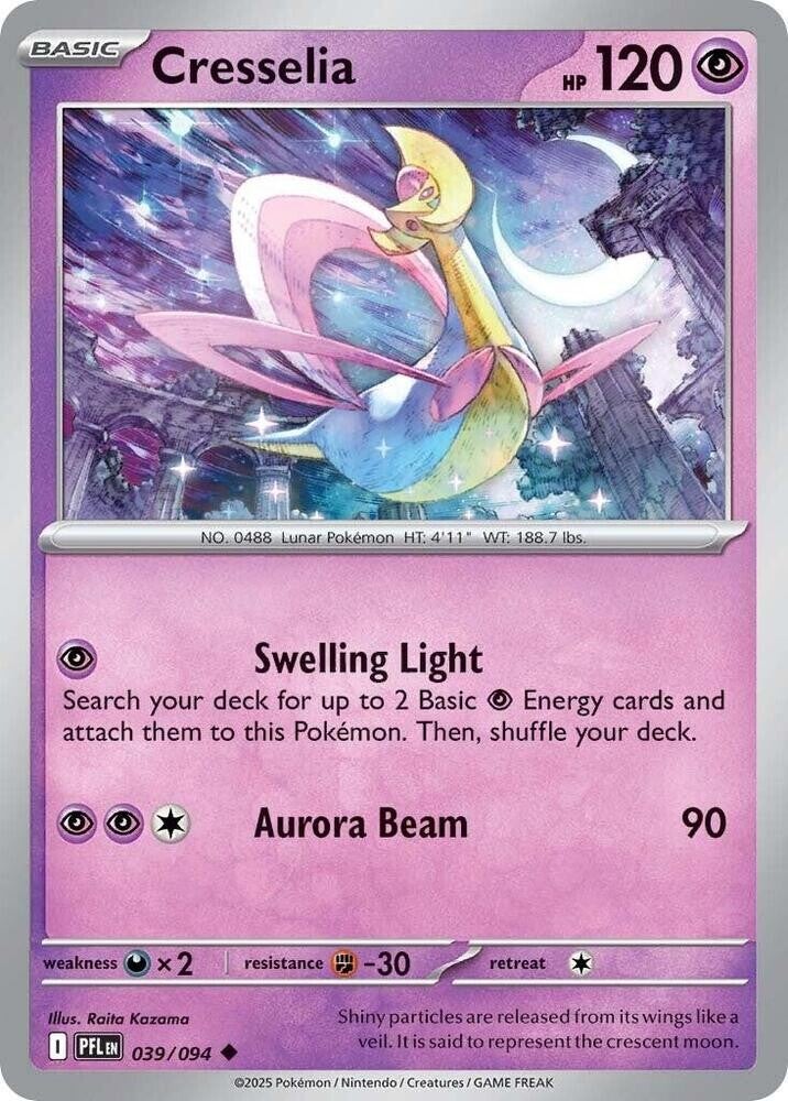 Cresselia 039/094 (Reverse Holo) PKMN