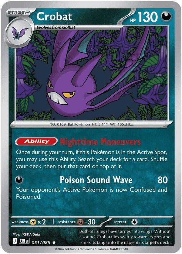 Crobat 051/086 (Reverse Holo) PKMN