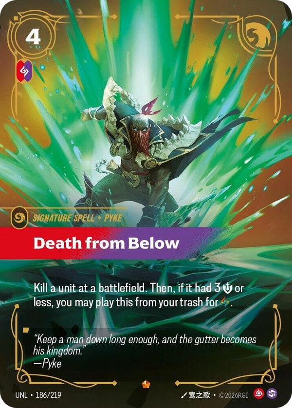 Death from Below 186/219 RBC